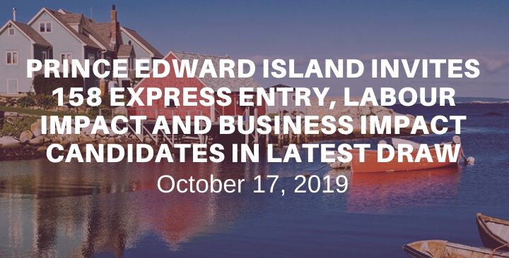 PEI invites 158 Express Entry, Labour Impact and Business Impact candidates in latest draw