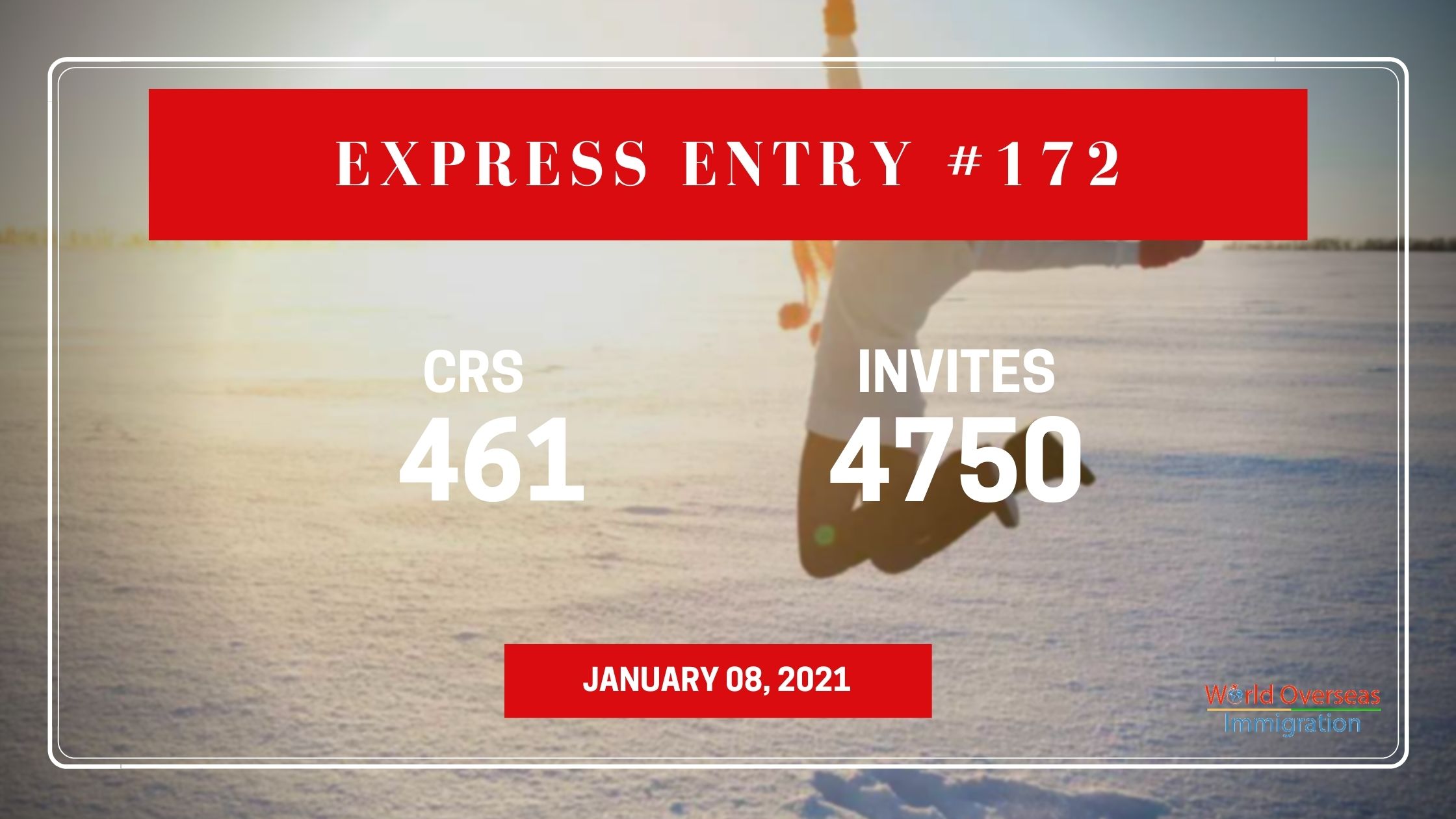 Express Entry #172: 4,750 ITAs are issued in the new draw