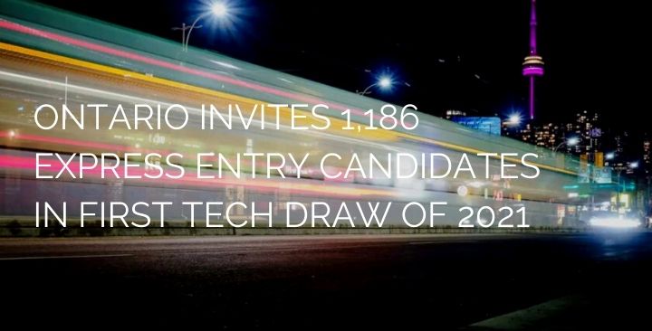 Ontario PNP invited 1,186 Express Entry candidates in new Tech Draw