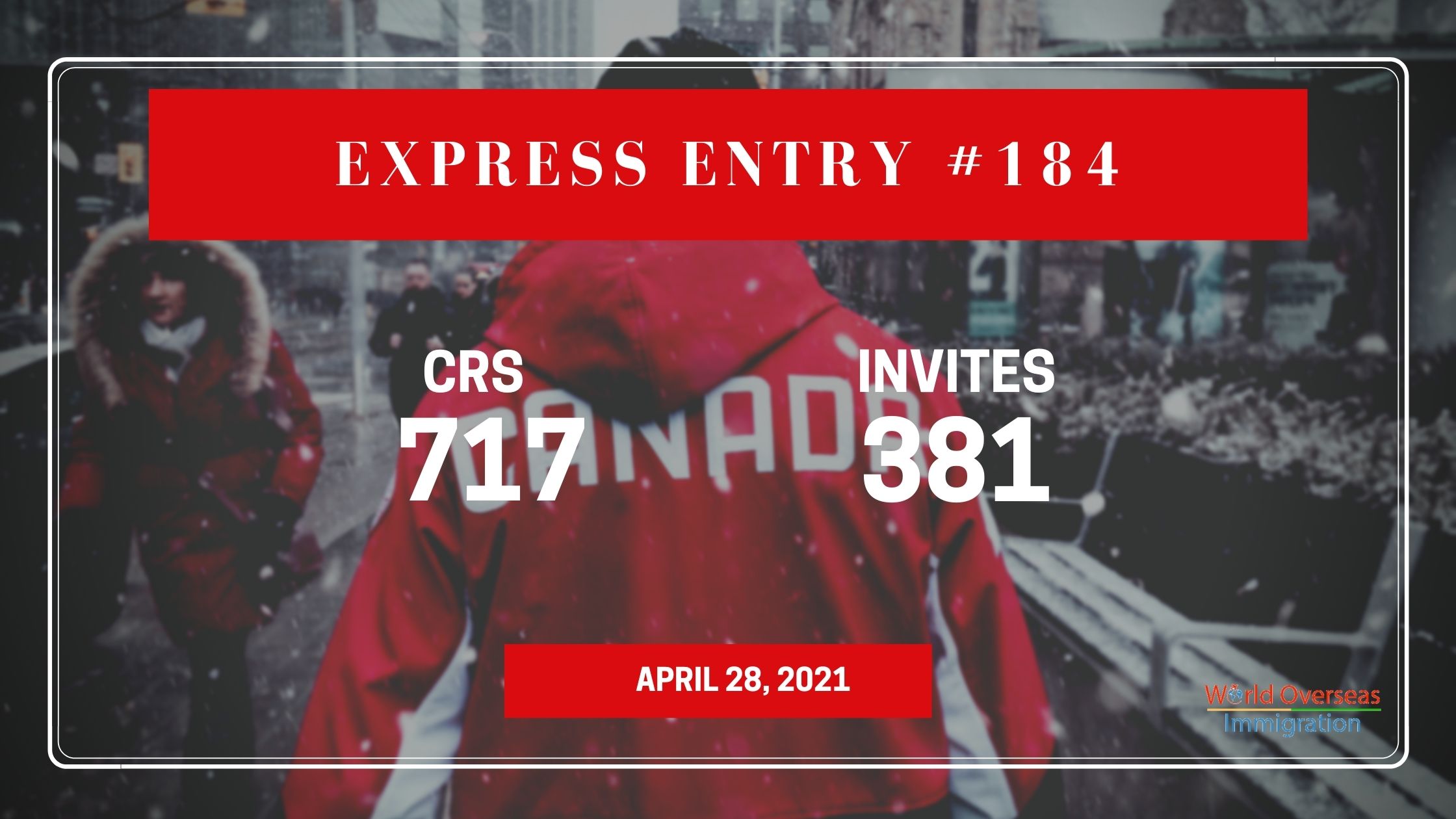 Express Entry #184: 318 PNP candidates are invited