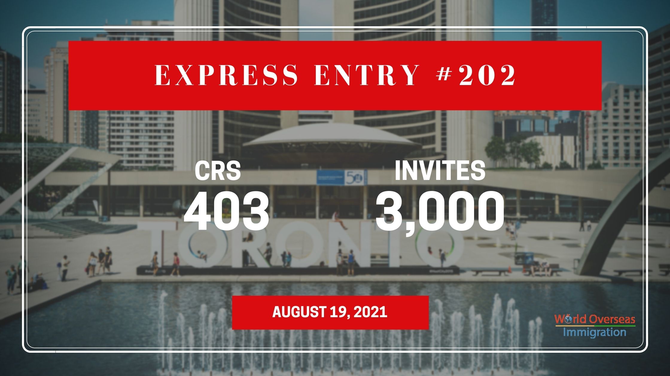 Canada invited Express Entry (CEC) candidates with 403 score