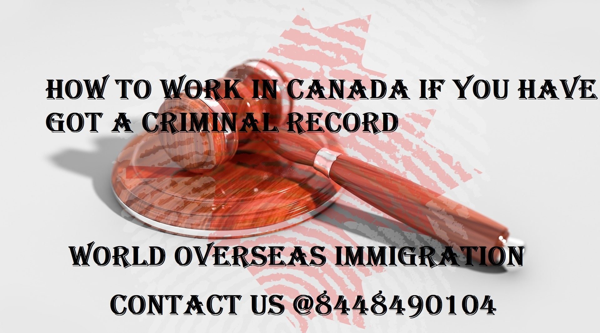 How to work in Canada if you have got a criminal record