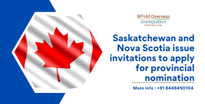 Saskatchewan and Nova Scotia issue invitations to apply for provincial nominations