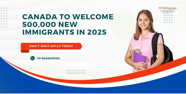 Canada to welcome 500,000 new immigrants in 2025