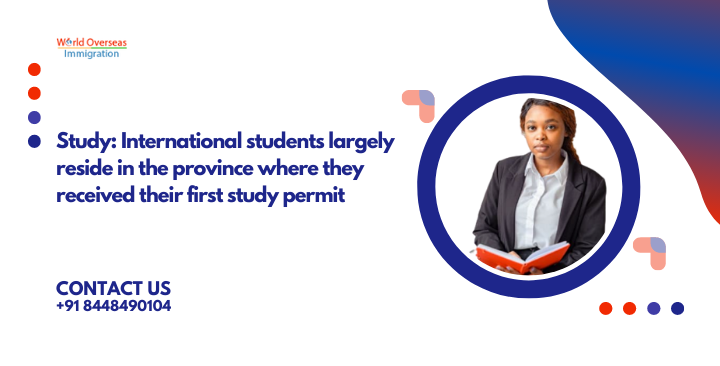 Study: International students largely reside in the province where they received their first study permit