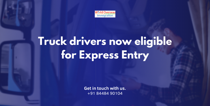 Truck drivers now eligible for Express Entry