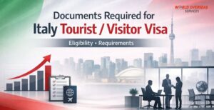 Documents Required for Italy Tourist / Visitor Visa